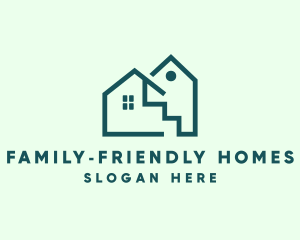 Home Apartment Residence logo design