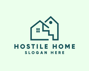 Home Apartment Residence logo design