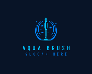 Vacuum Cleaning Sparkle logo design