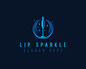 Vacuum Cleaning Sparkle logo design