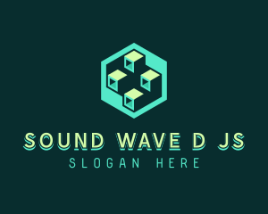 Digital Software Cube logo design