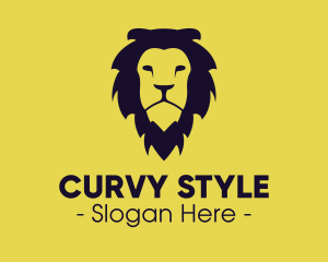 Feline Wild Lion logo design