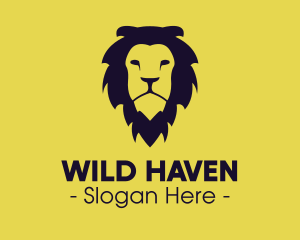 Feline Wild Lion logo design