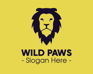 Feline Wild Lion logo design