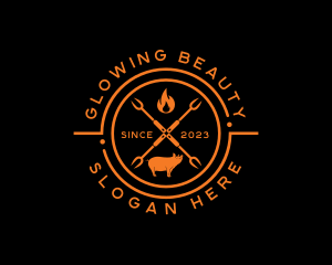 Pork Fire Grill Restaurant Logo