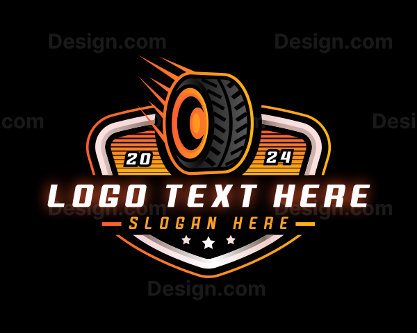 Auto Tire Garage Logo