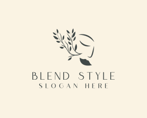 Branch Woman Beauty logo design