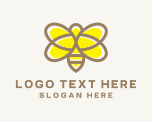 Honey Bee Insect logo