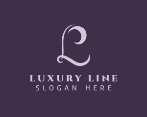 Luxury Brand Letter L logo design