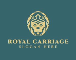 Luxury Royal Lion logo design