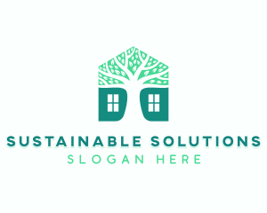 Sustainable Wellness Tree logo design