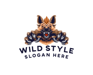 Wild Hyena Gaming logo design