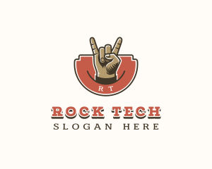 Rock Punk Hardcore logo design