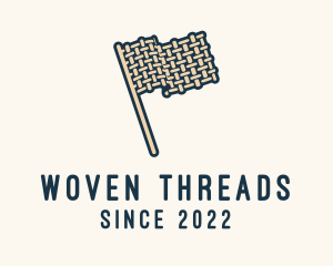 Woven Rattan Flag  logo design