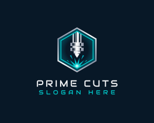 Laser Cutting Metalwork logo design