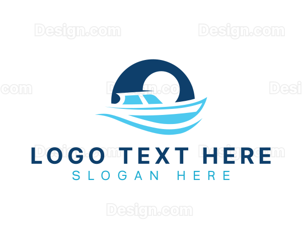 Sailing Yacht Boat Logo