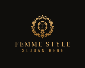 Feminine Floral Styling  logo design