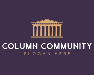 Greek Columns Structure logo