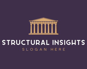Greek Columns Structure logo