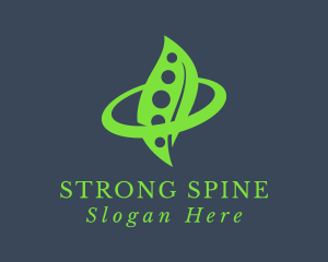 Chiropractor Healthcare Clinic logo design