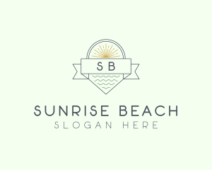 Summer Beach Resort logo design