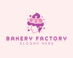 Baker Cupcake Bakery logo design