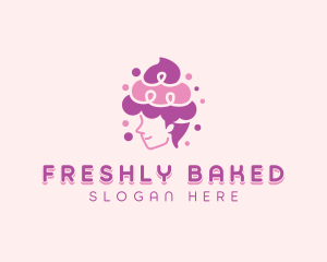 Baker Cupcake Bakery logo design