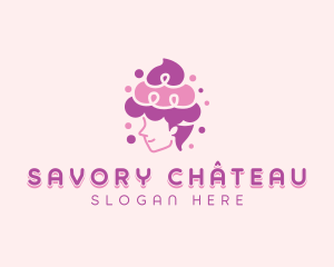 Baker Cupcake Bakery logo design