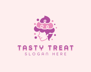 Baker Cupcake Bakery logo design