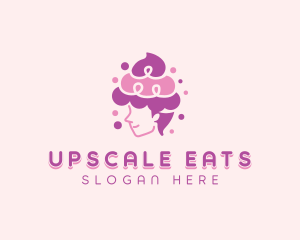 Baker Cupcake Bakery logo design