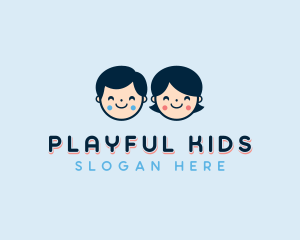 Kindergarten Kids Daycare logo design