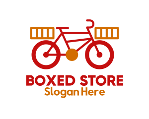 Bike Package Delivery logo design