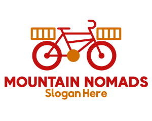 Bike Package Delivery logo design