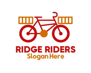 Bike Package Delivery logo design