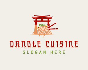 Japanese Shrine Cuisine logo design