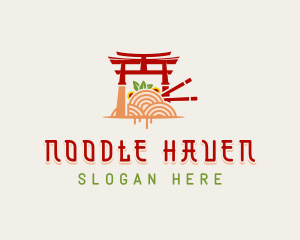 Japanese Shrine Cuisine logo design