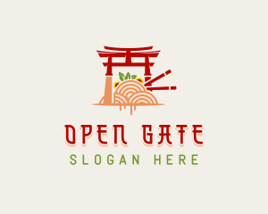 Japanese Shrine Cuisine logo design