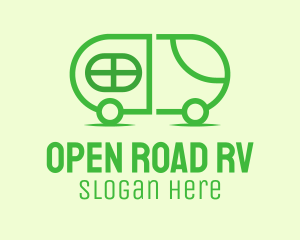 Green Capsule Van logo design