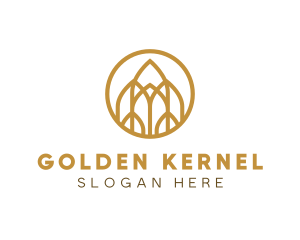 Luxurious Golden Architecture logo design