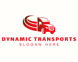 Truck Cargo Hauling logo design