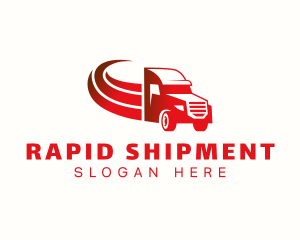 Truck Cargo Hauling logo design