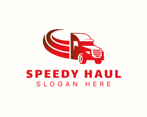 Truck Cargo Hauling logo design