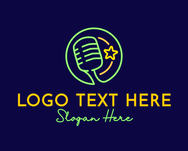 Neon Sign logo example 4