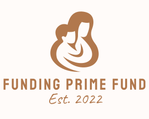 Charity Orphanage Breastfeeding  logo design