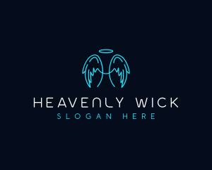 Spiritual Angel Wing logo design