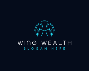 Spiritual Angel Wing logo design