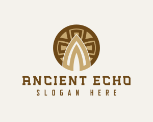 Ancient Spearhead Cross logo design