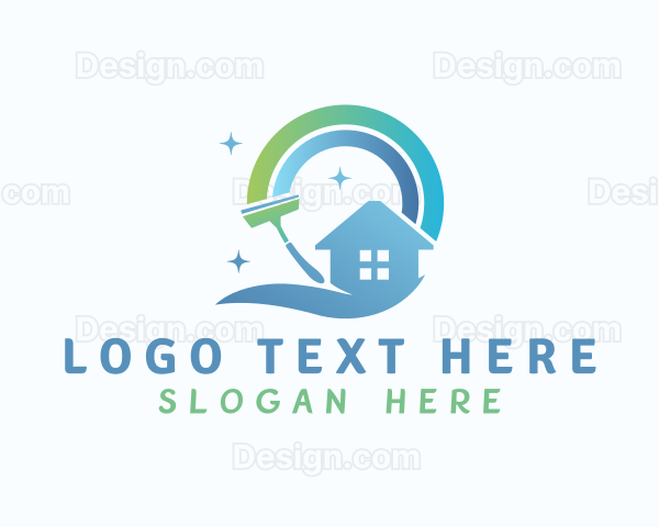 Clean Squeegee Housekeeping Logo