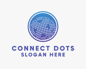 Connected World Dots  logo