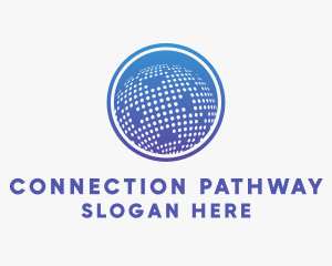 Connected World Dots  logo